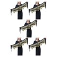 thumbnail image 3 of Guardurnaity Cadena de cintura de danza del vientre portátil de cinco capas de lentejuelas moneda cadera bufanda accesorios disfraces rendimiento Type2 NO2, 3 of 6