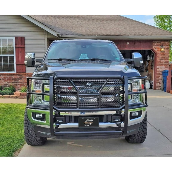 Steelcraft Automotive STC50-1380C Heavy Duty Grill Guard for 2017-C F250 and F350 Super Duty, Black