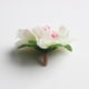 thumbnail image 5 of 20 cabezas de rosas artificiales de seda, rosas de tela, cabezas de flores decorativas verde claro, 5 of 9