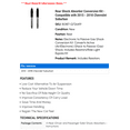 thumbnail image 2 of Rear Shock Absorber Conversion Kit - Compatible with 2015 - 2018 Chevy Suburban 2016 2017, 2 of 2