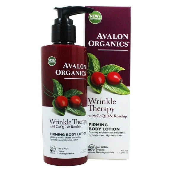 Avalon Organics - Lotion Raffermissante pour les Rides - 8 fl. oz. (Anciennement Soins de la Peau pour la Défense Cellulaire des Rides)