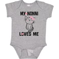 thumbnail image 3 of Inktastic Nonni Loves Me Granddaughter Kitty Cat Girls Baby Bodysuit, 3 of 5