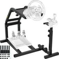 thumbnail image 1 of VEVOR Simulateur de Course Cockpit Hauteur Réglable avec Support de Volant pour Logitech G25, G27, G29, G920 Volant et Pédales Non Inclus, 1 of 9