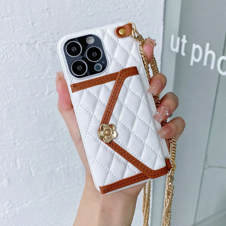 chanel iphone purse case