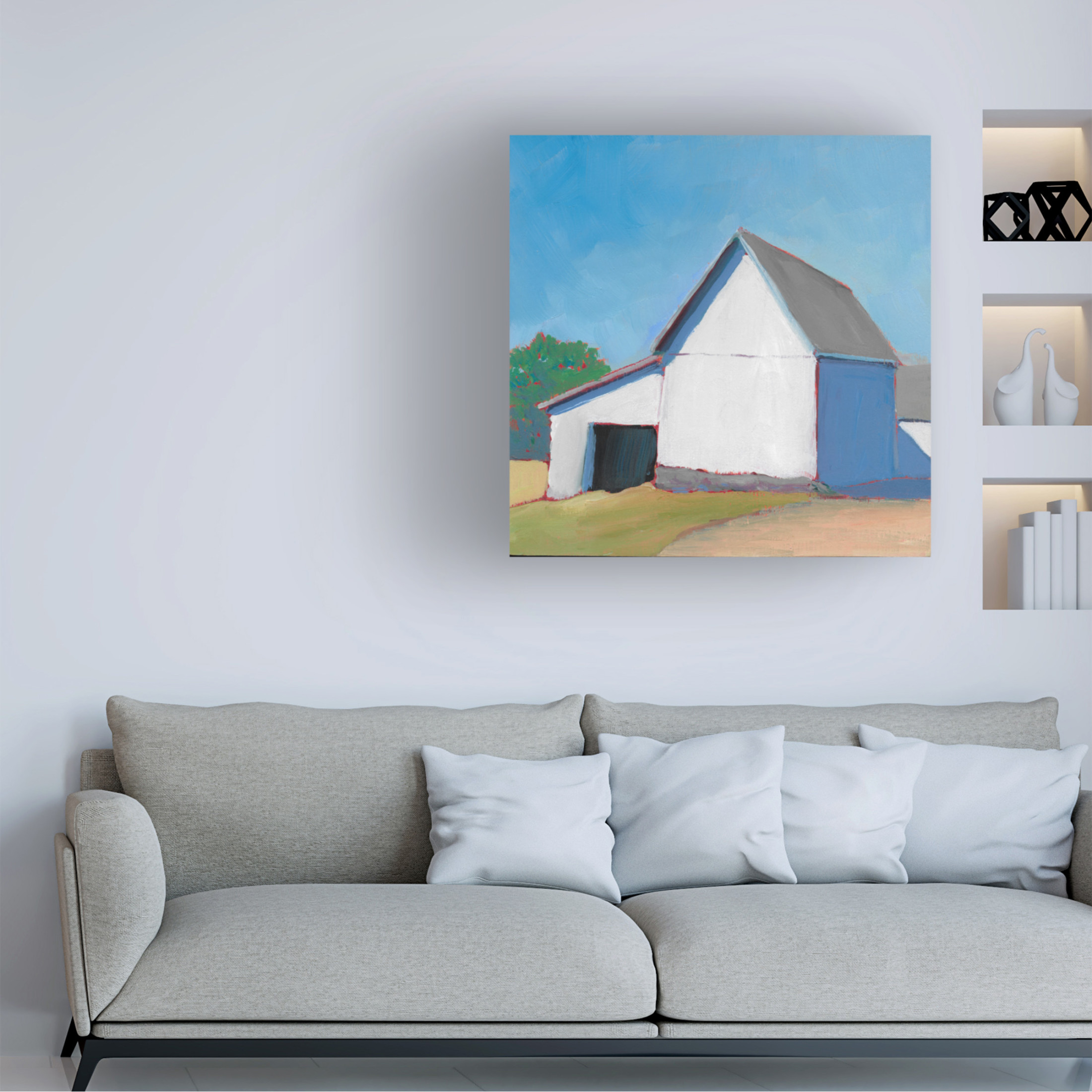 Trademark Fine Art Carol Young Homestead Barn VI Canvas Wall Art