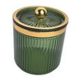 thumbnail image 1 of Soporte para bastoncillos de algodón para maquillaje, tarro, organizador de cosméticos, herramienta de maquillaje, caja de almacenamiento, dispensador Verde claro, 1 of 6