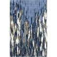 thumbnail image 2 of Abani Porto Collection Area Rug Mid Century Modern Bedroom Living Room Decor Floor Rug 2 x 3 Blue Brown, 2 of 8