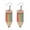 Orange, variant on CILENON Earrings Rainbow Pencil Wooden Earrings Student Teacher Earrings Cute Earrings (Orange,One Size)