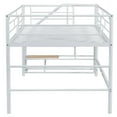thumbnail image 4 of EUROCO Metal Loft Bed Frame, Twin Bed with Storage Staircase, White, 4 of 14