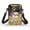 Sloth Sunflower Pattern, variant on HELLHERO Starry Night Butterfly Crossbody Bags for Men, Women Polyester Women Messenger Bag with Zipper Closed