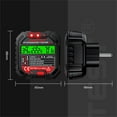 thumbnail image 2 of HABOTEST Outlet Tester Electrical GFCI Receptacle Detector with LCD Display, 3 Prong 120V AC Voltage Socket Checker, 2 of 10