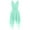 Mint Green, variant on Girls Pleated Sleeveless High Low Wedding Party Formal Dress Junior Bridesmaid Chiffon Dress Navy Blue 8