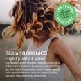 thumbnail image 4 of Suplemento Futurebiotics Biotina de 10,000 mcg 360 tabletas, 4 of 8