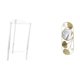 thumbnail image 1 of Mesita de noche,Mesa auxiliar de acrílico transparente,mesa auxiliar transparente de 2 niveles,Espejo de pared,Espejo decorativo nórdico para colgar en la pared,Espejos de pared de metal, 1 of 8