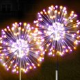 thumbnail image 1 of Luces de Fuegos Artificiales Solares JJGoo Paquete de 2 con 150 LED - Impermeables IP65, 1 of 2