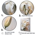 thumbnail image 3 of Designart "Simple Tranquility Of Beige Lilies VI" Lilies Canvas Wall Art, 3 of 7