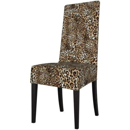 Leopard Print Chair Covers For Dining, Dining Room Chair Slipcovers Pier One