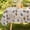 Leaves, variant on Spring Summer Vinyl Tablecloth with Flannel Backing Rectangle 52 x 70 Inch, 100% Waterproof & Oil Proof Plastic Floral Table Cloth, Heavy Duty Table Cover for Camping, Party, Picnic, Outdoor