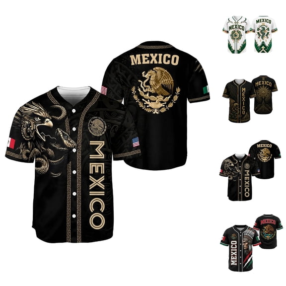 2026 New Mexico Soccer Jersey Mens Mexico National Team Graphic Style, Mexican Jersey Soccer T-Shirt, Crew Neck Short Sleeve Sport Tee for Travel and Everyday Wearing for Adult