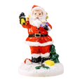 thumbnail image 1 of KLKCMS Santa Claus Statue Desktop Ornament Centerpiece Friend Gift Xmas Sculpture Resin With Gift Box, 1 of 9