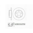thumbnail image 4 of Winstop Brake Rotor, Rear WS238355, Volkswagen Passat 2005-1999, 4 of 4