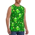 thumbnail image 2 of Kdxio St Patrick's Day2 for Men's Muscle T-shirt,Sleeveless for Workout Running Athletic Gym Lounge Casual, 2 of 7