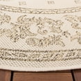 thumbnail image 3 of Safavieh Courtyard Erin Bordered Indoor/Outdoor Area Rug, Natural/Brown, 5'3" x 5'3" Round, 3 of 8