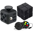 thumbnail image 1 of 3-Piece Fidget Toy Bundle for Ultimate Stress Relief - Sensory Toy Set with Fidget Pad, Infinity Cube and Controller - Perfect Office Gift for Bar, 1 of 5