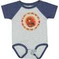 thumbnail image 3 of Inktastic Happy Thanksgiving with Cute Turkey Boys or Girls Baby Bodysuit, 3 of 5