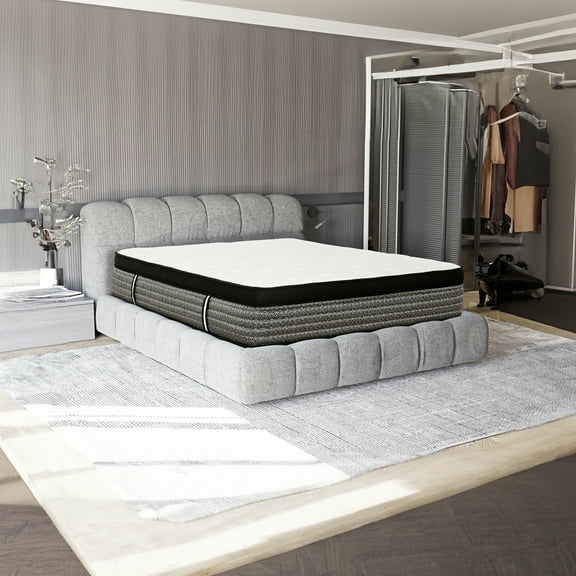 16-inch Gel Mattress - Offers Enhanced Comfort And A Good Night's Sleep 16" Pocket Coil Foam Minimizes Motion Transfer For Peaceful Night