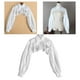 thumbnail image 5 of Camisa de cuello falso para mujer, cuello Peter Pan de algodón, blusa falsa de media camisa, muñeca Blanco, 5 of 8