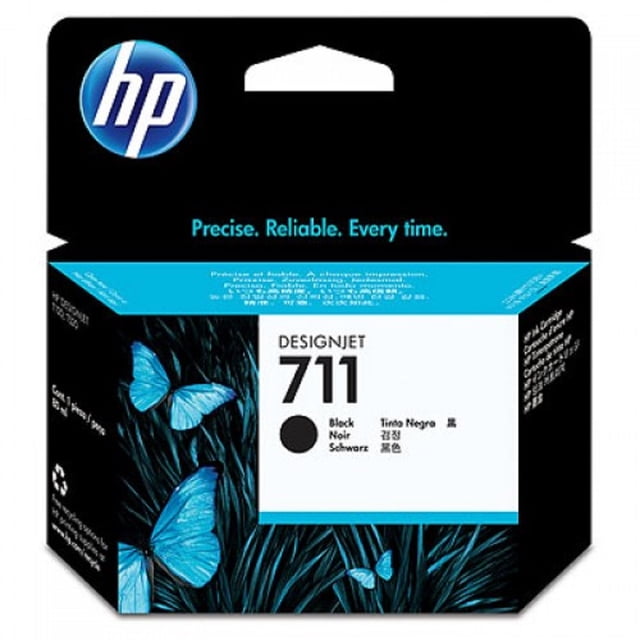 Cartucho HP Cartucho 711 negro inyección de tinta caja CZ129A