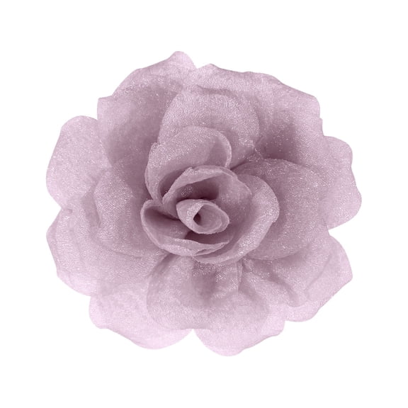 Rose Flower Brooches and Clips for Women | Lavender Hair Clips & Flower Pins | Hat & Lapel Pins, 3.1 Inches