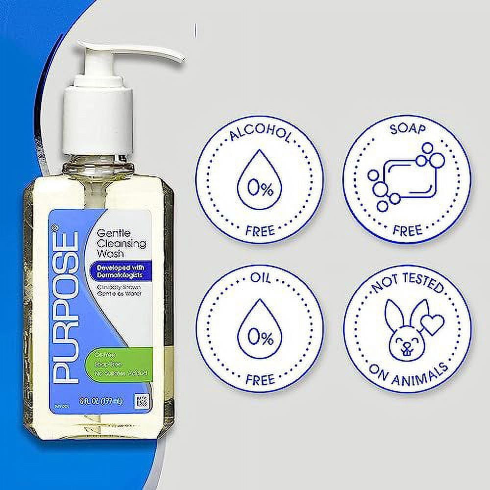 Purpose Gentle Cleansing Wash, 6 oz (Pack of 6)