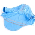 thumbnail image 3 of Chubasquero para mascotas, poncho de lluvia plegable, diseño con capucha, impermeable con franja reflectante, adecuado para caminar al aire libre, 3 of 5