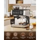 thumbnail image 4 of (Actualización 2025) Máquina de café expreso de 20 bares con molinillo de café antiobstrucción incorporado Máquinas de café expreso con varilla de vapor de leche/espumador/herramientas de apisonamient, 4 of 7