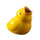 thumbnail image 4 of Portacepillos de dientes de cerámica con forma de pato, organizador de cepillos de dientes portátil para escritorio, adorno de pato Mira hacia arriba en amarillo, 4 of 9