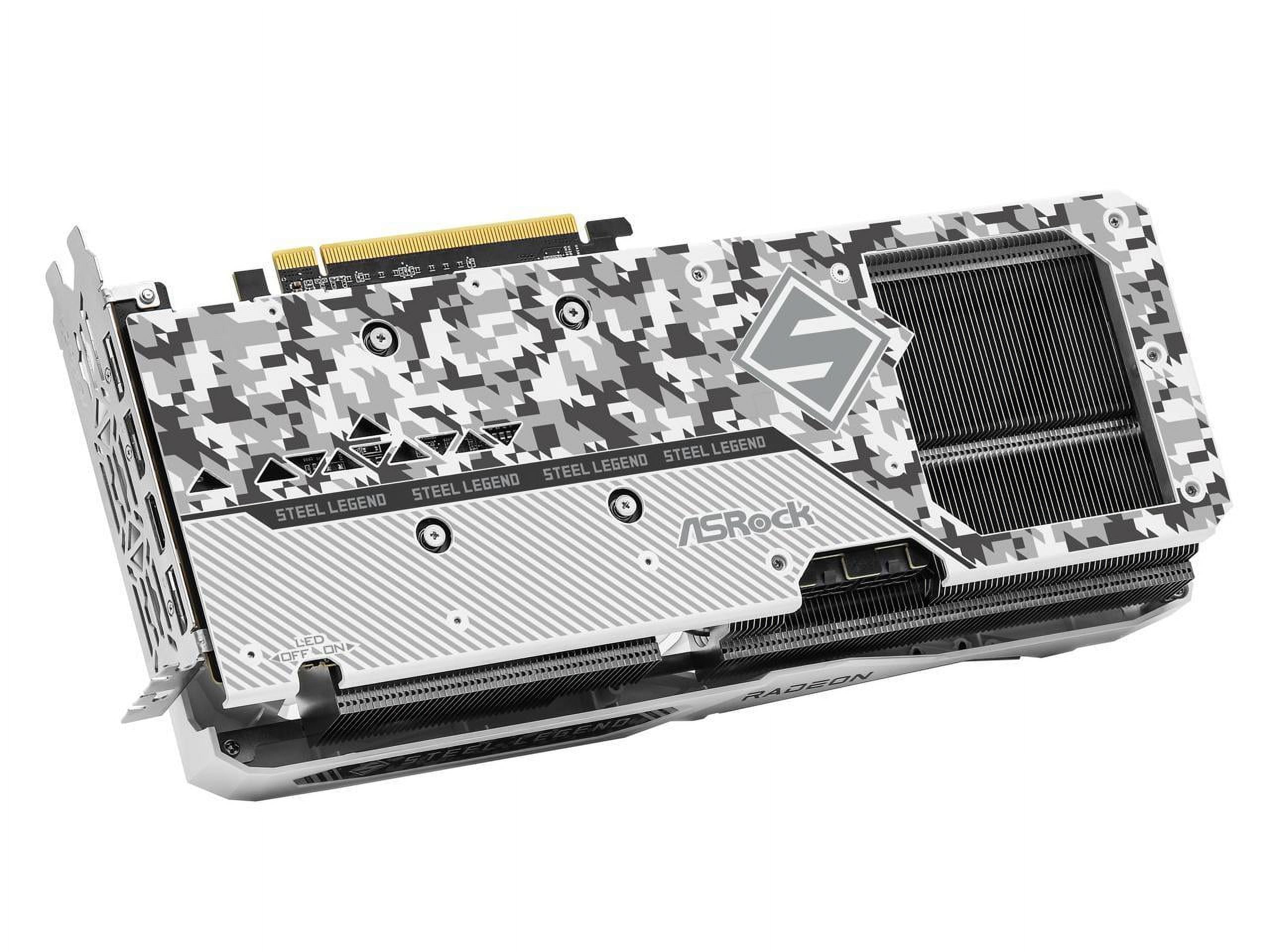 ASRock Steel Legend Radeon RX 7600 XT 16GB GDDR6 PCI Express ASRock Steel Legend Radeon RX 7600 XT 16GB GDDR6 PCI Express