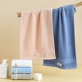 thumbnail image 2 of Nvzi Toallas de baño de 2 piezas, 12,99 x 29,13 pulgadas, perfectas para la ducha diaria, tipo A, con puntos de onda, ligeras y de secado rápido (rosa), 2 of 5