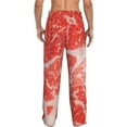 thumbnail image 3 of Balery Men'S Beef Steaks Pants,Sleepwear Pants,Pajama Pants,Pj Bottoms Drawstring And Pockets-Small, 3 of 9