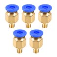 thumbnail image 5 of Conector de tubo Uxcell M5 para fijaciones de impresora 3D, para tubo de 4mm y filamento de 1.75mm 5PCS, 5 of 5