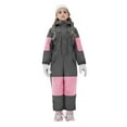 thumbnail image 2 of Kctiaxy Suits for Toddler Boys Girls Colorful Lightweight Insulated Snowsuits Windproof Hooded Snowsuit Winter Outwear Ski Suits, 2 of 8
