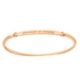 thumbnail image 3 of maskred Inspiration Love Yourself Fashion Hot Cuff Bracelet Jewelry Rhinestone Bangle, 3 of 6