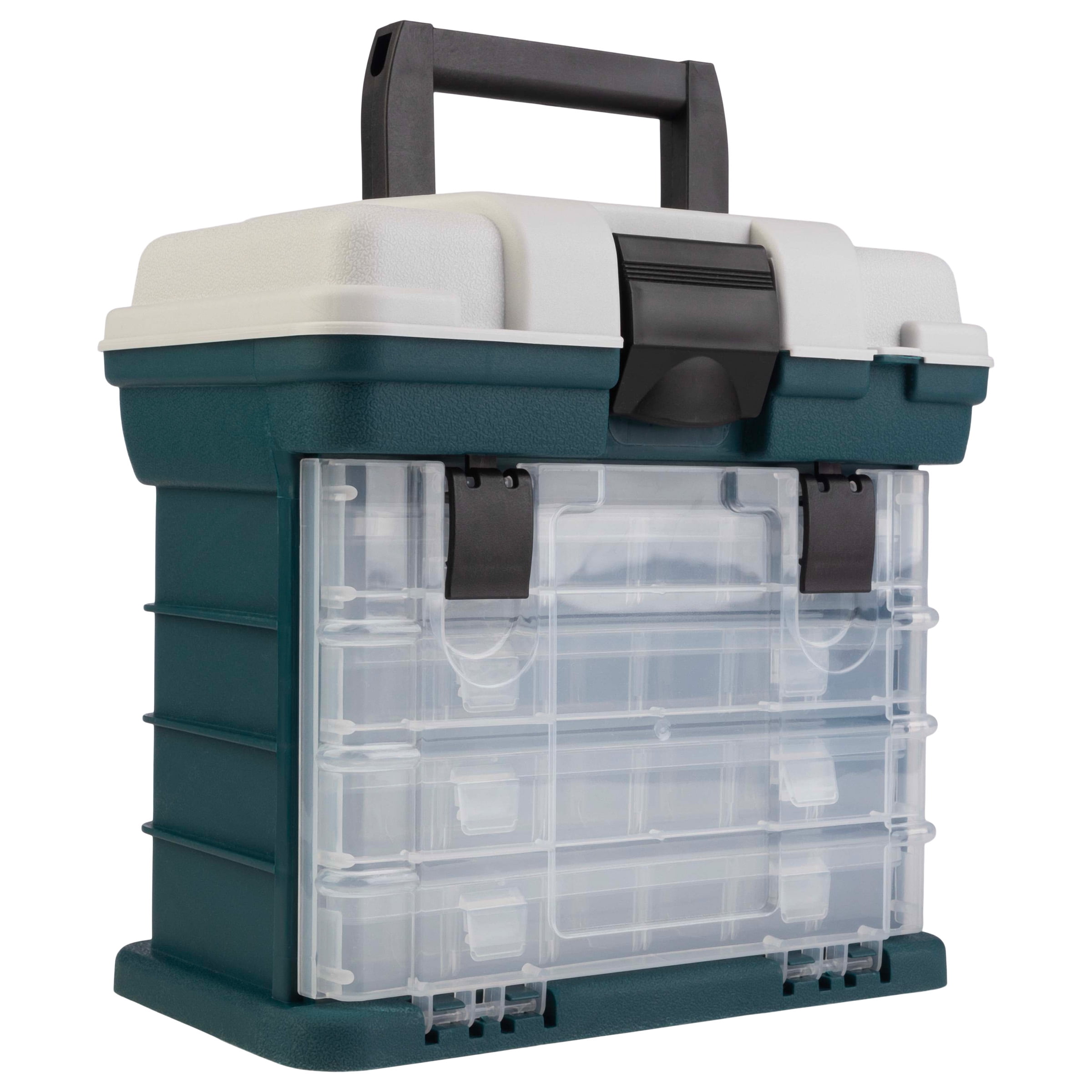 Stalwart Lightweight Portability Tool Boxes and Organizers, Polypropylene Gray