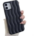 thumbnail image 6 of for iPhone Case,Cute Water Wave[Silky Smooth Touch] Silicone Soft Shockproof Phone Case (Green,iPhone 14 Pro Max), 6 of 6