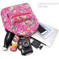 thumbnail image 3 of Bravo Floral (14 Inch) School Backpack, Beautiful All-Purpose Casual Daypack, Floral Blue, 3 of 7