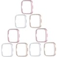 thumbnail image 1 of XYCCA 9 Pcs Inlaid Protective Case/Lite Screen Protector Easy to Install Case Watch Hard Cover Drop Resistance Cover Womans Watch Inlaid Case Intelligent Miss Accessories-0621, 1 of 5