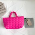 thumbnail image 4 of LNGOOR Fashionable Thread Embroidery Plaid Solid Color Casual Multi-Purpose Double-Handled Tote Bag For Women, 4 of 7