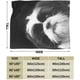 thumbnail image 3 of Manta de microfibra de felpa para hacer tú mismo, diseño de perro Shih Tzu blanco y negro, para todas las estaciones, ligera, para aire acondicionado, 152 x 127 cm, 3 of 8