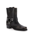 thumbnail image 2 of Paris Texas Female Roxy' Black Western Style Ankle Boots With Brown Nuances In Leather Black Sizes IT 34-50 2/3, 2 of 4